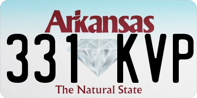AR license plate 331KVP