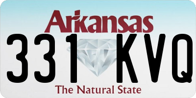 AR license plate 331KVQ