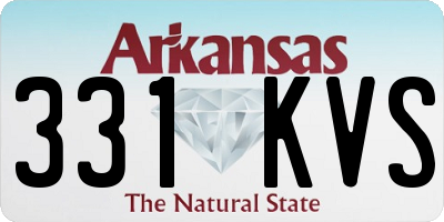 AR license plate 331KVS