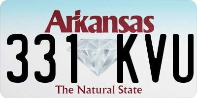 AR license plate 331KVU