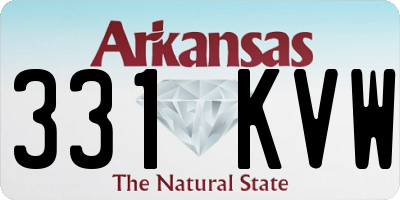 AR license plate 331KVW