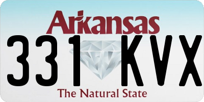 AR license plate 331KVX
