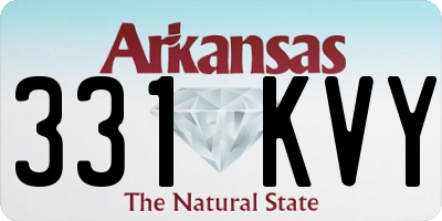 AR license plate 331KVY