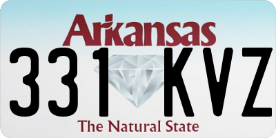 AR license plate 331KVZ