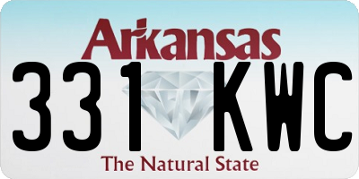 AR license plate 331KWC