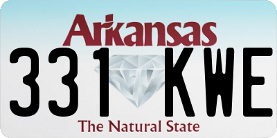 AR license plate 331KWE