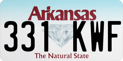 AR license plate 331KWF