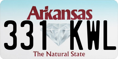 AR license plate 331KWL