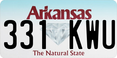 AR license plate 331KWU