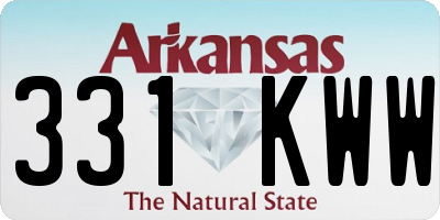 AR license plate 331KWW