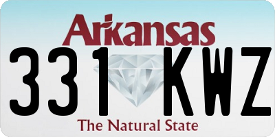 AR license plate 331KWZ