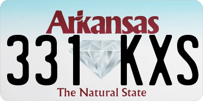AR license plate 331KXS