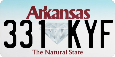 AR license plate 331KYF