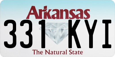 AR license plate 331KYI