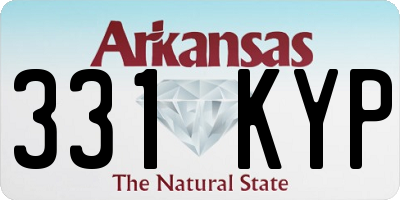 AR license plate 331KYP