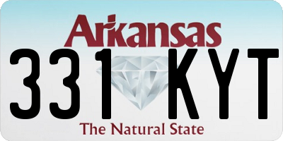 AR license plate 331KYT