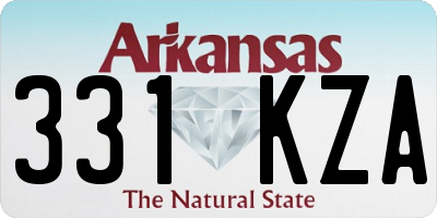 AR license plate 331KZA