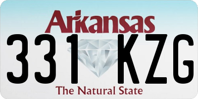 AR license plate 331KZG