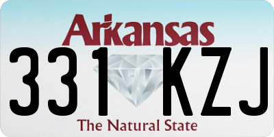 AR license plate 331KZJ