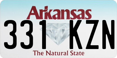 AR license plate 331KZN