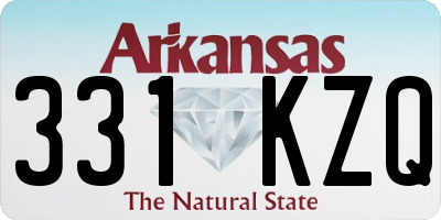 AR license plate 331KZQ