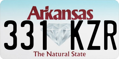 AR license plate 331KZR