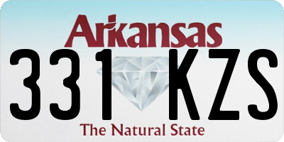AR license plate 331KZS