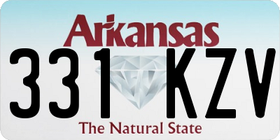 AR license plate 331KZV