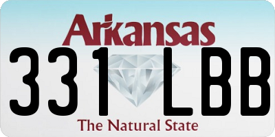 AR license plate 331LBB