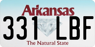AR license plate 331LBF