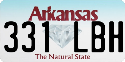 AR license plate 331LBH