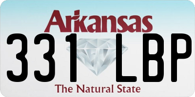 AR license plate 331LBP