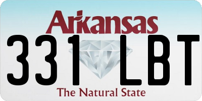 AR license plate 331LBT