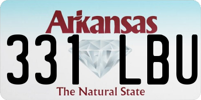 AR license plate 331LBU