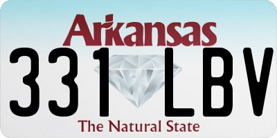 AR license plate 331LBV