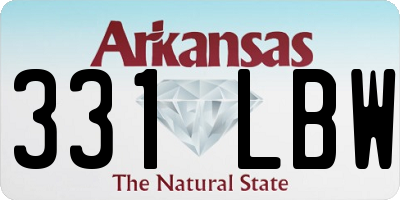AR license plate 331LBW