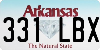 AR license plate 331LBX