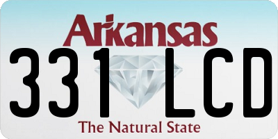 AR license plate 331LCD