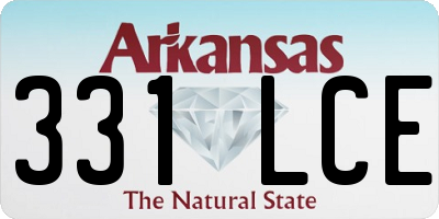 AR license plate 331LCE