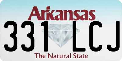 AR license plate 331LCJ