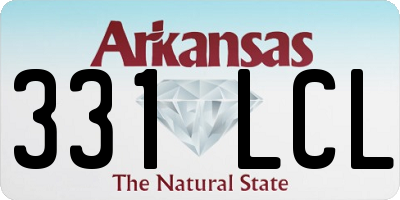 AR license plate 331LCL