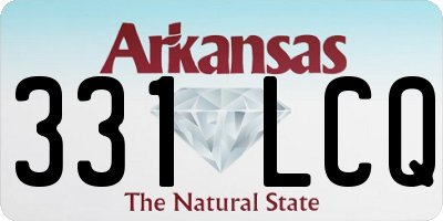 AR license plate 331LCQ