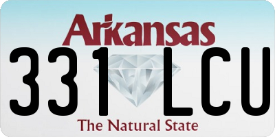 AR license plate 331LCU
