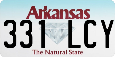AR license plate 331LCY