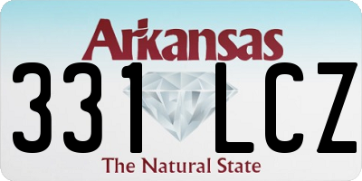 AR license plate 331LCZ