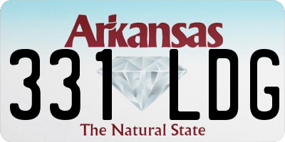 AR license plate 331LDG