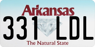 AR license plate 331LDL