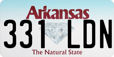 AR license plate 331LDN