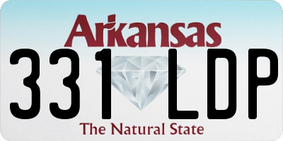 AR license plate 331LDP