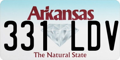 AR license plate 331LDV